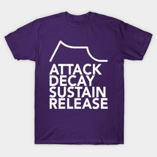 Attack, Decay, Sustain, Release Synthesizer T-Shirt